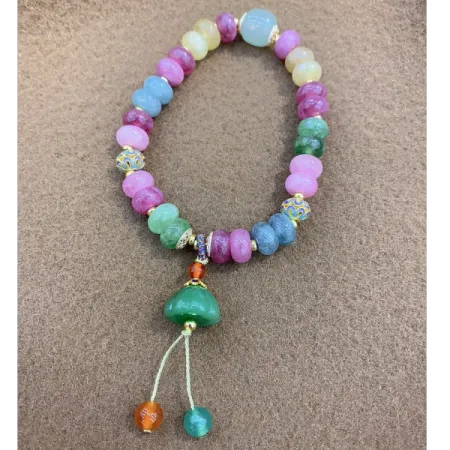 Wholesale of new Chinese-style fashionable handcrafted beaded bracelets for best friends and couples, with a sense of national trend and high-end luxury Wholesale of new Chinese-style fashionable handcrafted beaded bracelets for best friends and couples, with a sense of national trend and high-end luxury